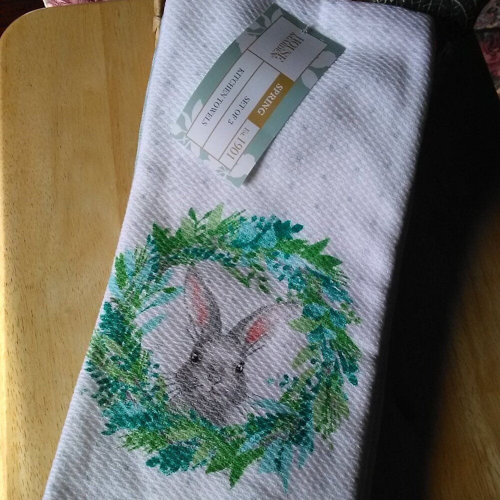 NWT HOUSE AND GARDEN Set of 3 Kitchen Towels